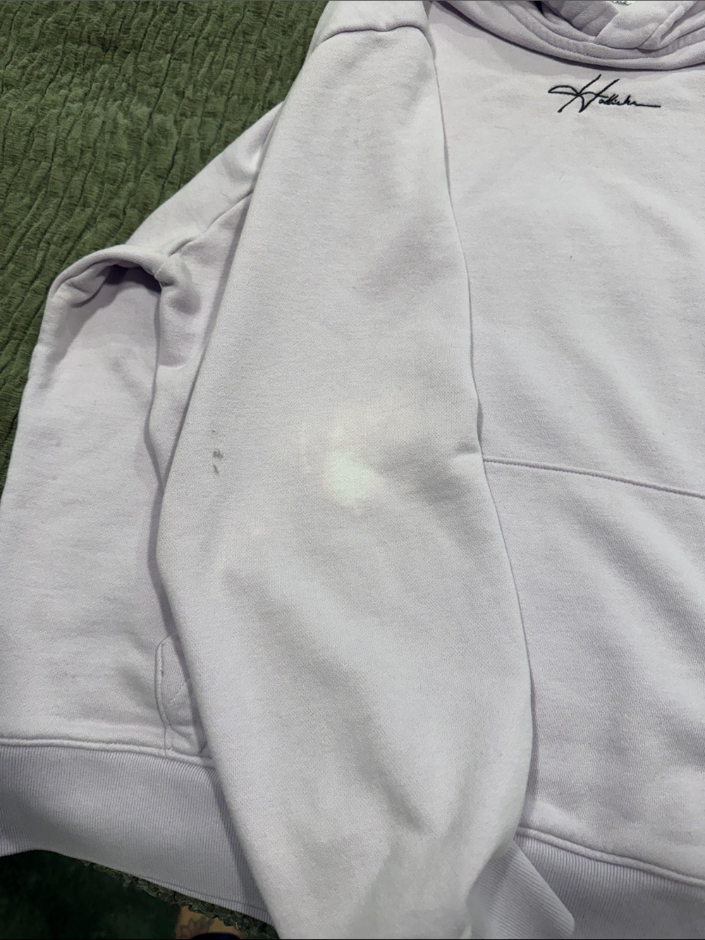 Hollister Lavender Hooded Pullover Sweatshirt - Picture 6 of 7